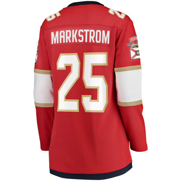 Women's Florida Panthers Jacob Markstrom Fanatics Red Home Breakaway Jersey - Image 4