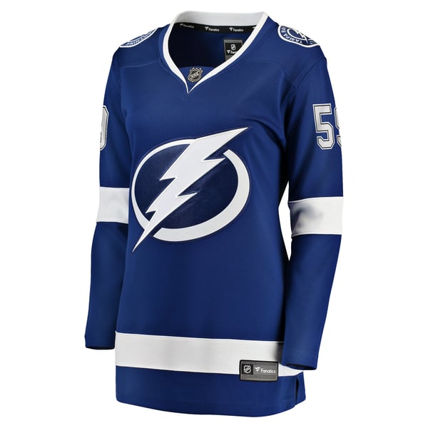 Women's Tampa Bay Lightning Jake Guentzel Fanatics Blue Home Premier Breakaway Player Jersey Breakaway Jersey - Image 4