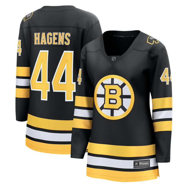 Women's Boston Bruins James Hagens Fanatics Black Breakaway Jersey