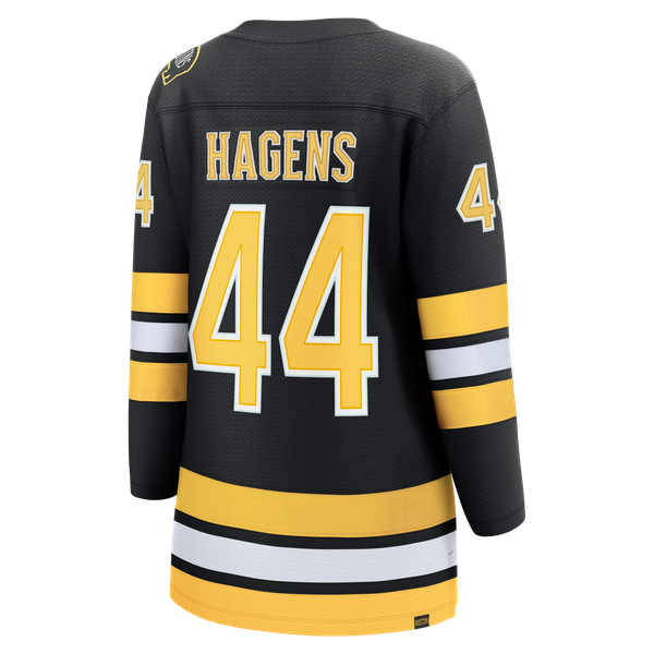 Women's Boston Bruins James Hagens Fanatics Black Breakaway Jersey