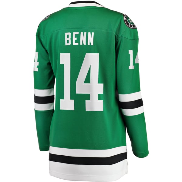 Women's Dallas Stars Jamie Benn Fanatics Kelly Green Captain Patch Home Breakaway Player Jersey - Image 4