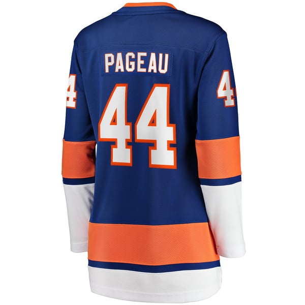 Women's New York Islanders Jean-Gabriel Pageau Fanatics Blue Breakaway Player Jersey - Image 4