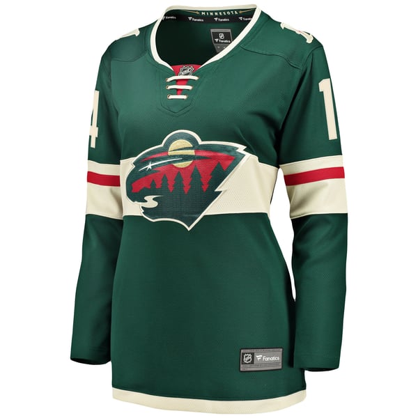 Women's Minnesota Wild Joel Eriksson Ek Fanatics Green Breakaway Player Jersey - Image 3