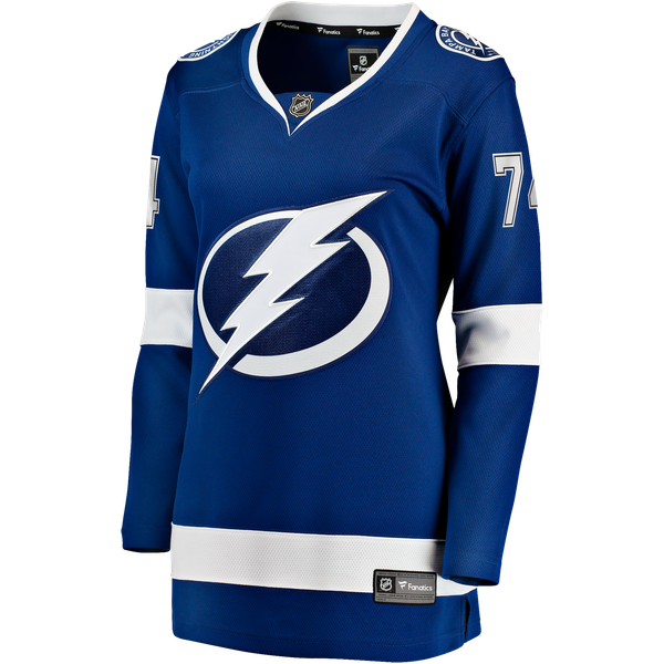 Women's Tampa Bay Lightning John Carlson Fanatics Blue Home Breakaway Jersey - Image 3