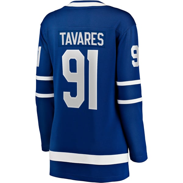 Women's Toronto Maple Leafs John Tavares Fanatics Blue Home Breakaway Player Jersey - Image 4