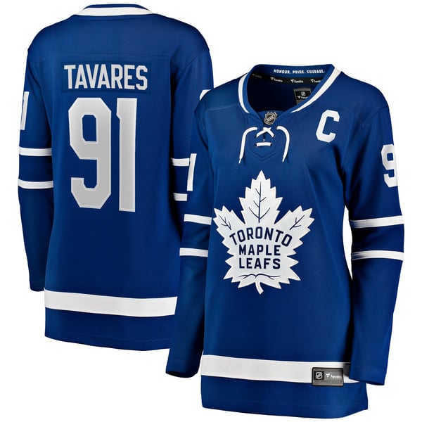 Women's Toronto Maple Leafs John Tavares Fanatics Blue Home Breakaway Player Jersey - Image 1