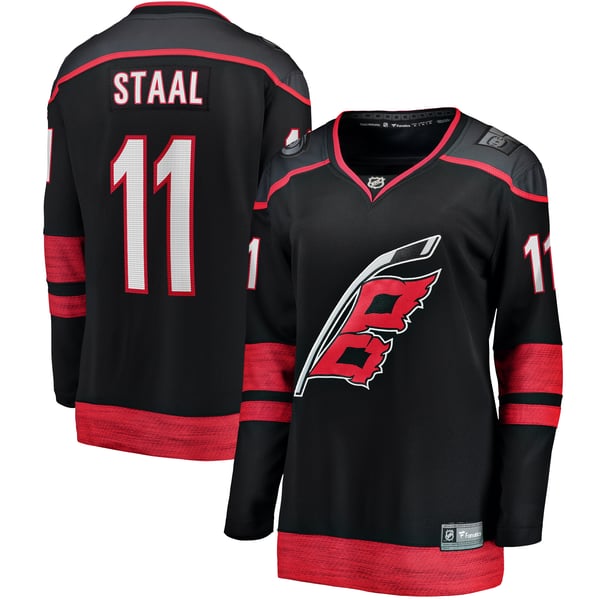 Women's Carolina Hurricanes Jordan Staal Fanatics Black Alternate Breakaway Jersey - Image 2