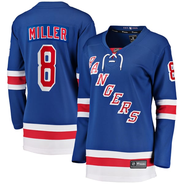 Women's New York Rangers J.T. Miller Fanatics Blue Home Breakaway Player Jersey - Image 1