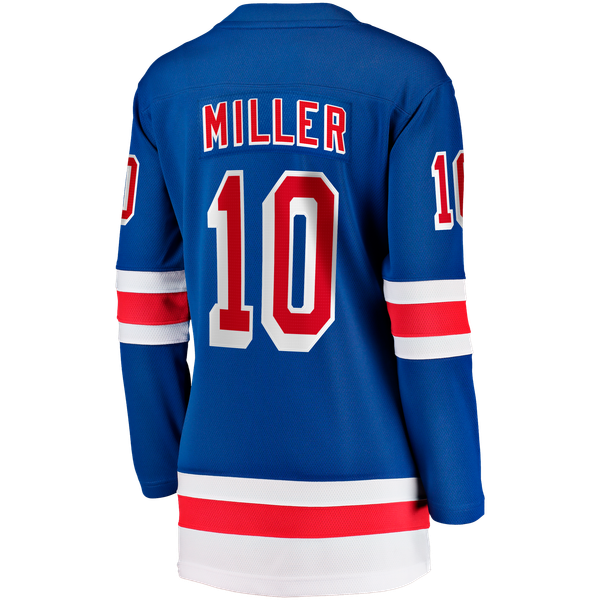 Women's New York Rangers JT Miller Fanatics Blue Home Captain's Patch Breakaway Jersey - Image 4
