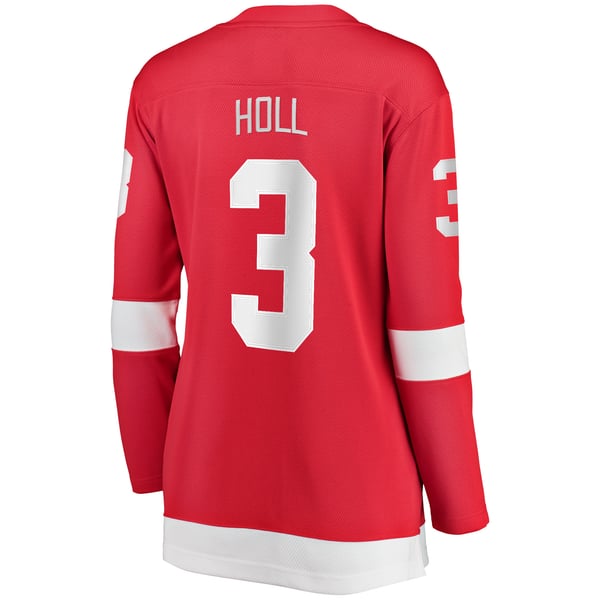 Women's Detroit Red Wings Justin Holl Fanatics Red Home Breakaway Player Jersey - Image 4