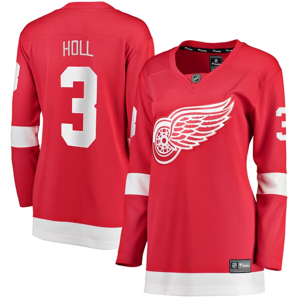 Women's Detroit Red Wings Justin Holl Fanatics Red Home Breakaway Player Jersey - Image 1