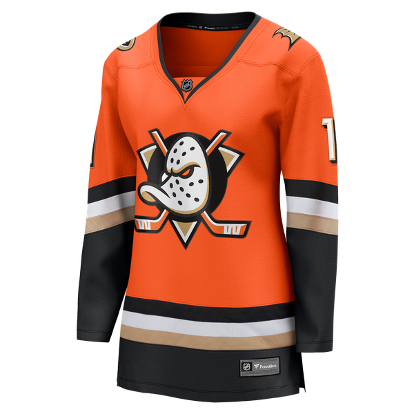 Women's Anaheim Ducks Lukas Dostal Fanatics Orange Home Breakaway Jersey