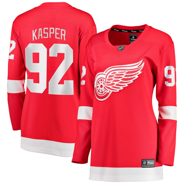 Women's Detroit Red Wings Marco Kasper Fanatics Red Home Breakaway Jersey - Image 1