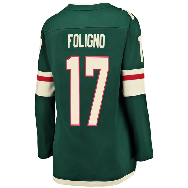 Women's Minnesota Wild Marcus Foligno Fanatics Green Breakaway Player Jersey - Image 4