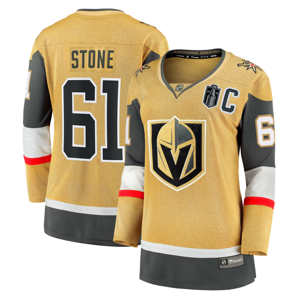 Women's Vegas Golden Knights Mark Stone Fanatics Gold 2026 Stanley Cup Final Breakaway Jersey - Image 1