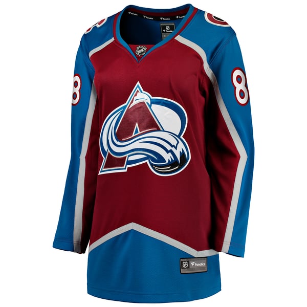 Women's Colorado Avalanche Martin Necas Fanatics Burgundy  Breakaway Player Jersey - Image 3