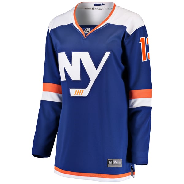 Women's New York Islanders Mathew Barzal Fanatics Blue Alternate Breakaway Jersey - Image 3