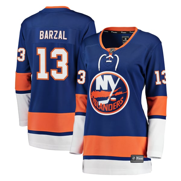 Women's New York Islanders Mathew Barzal Fanatics Royal Breakaway Player Jersey - Image 2