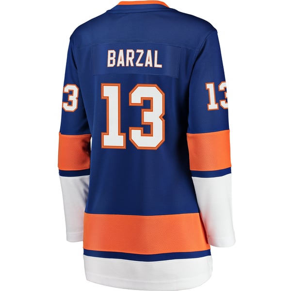Women's New York Islanders Mathew Barzal Fanatics Royal Breakaway Player Jersey - Image 4