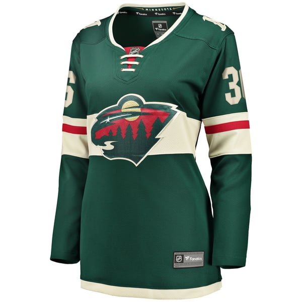 Women's Minnesota Wild Mats Zuccarello Fanatics Green Breakaway Player Jersey - Image 3