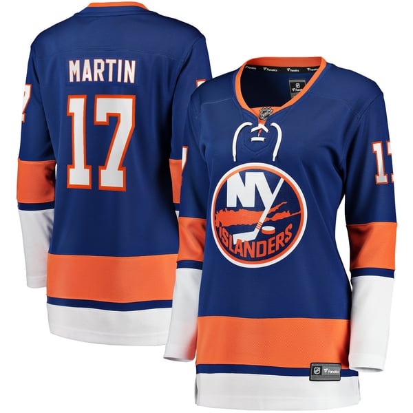 Women's New York Islanders Matt Martin Fanatics Royal Home Team Breakaway Player Jersey - Image 2