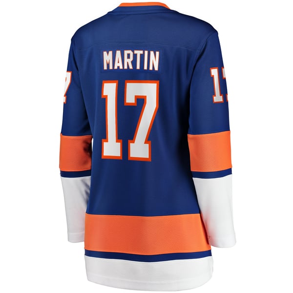 Women's New York Islanders Matt Martin Fanatics Royal Home Team Breakaway Player Jersey - Image 4