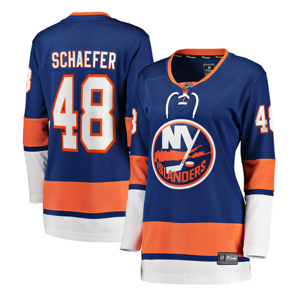 Women's New York Islanders Matthew Schaefer Fanatics Royal Home Breakaway Player Jerseys - Image 1