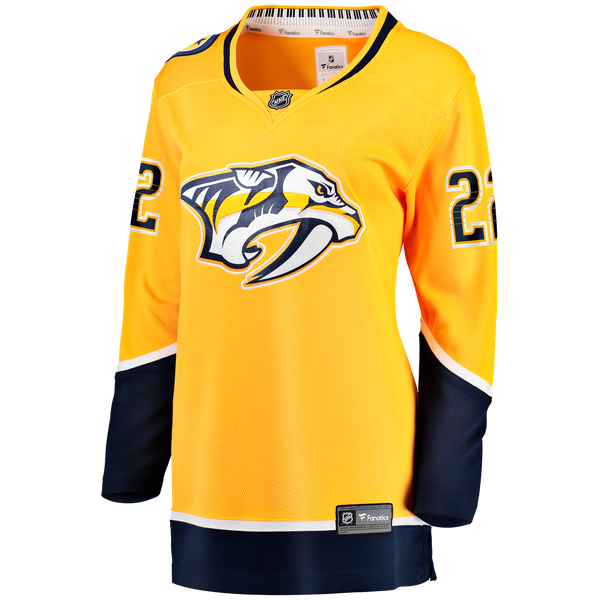 Women's Nashville Predators Mavrik Bourque Fanatics Gold Home Breakaway Jersey - Image 3