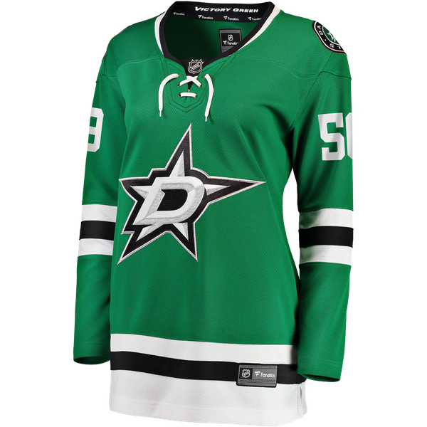 Women's Dallas Stars Michael Bunting Fanatics Kelly Green Home Breakaway Jersey - Image 3