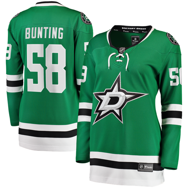 Women's Dallas Stars Michael Bunting Fanatics Kelly Green Home Breakaway Jersey - Image 1