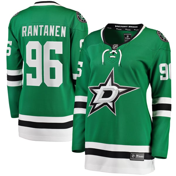 Women's Dallas Stars Mikko Rantanen Fanatics Kelly Green Home Breakaway Player Jersey - Image 1