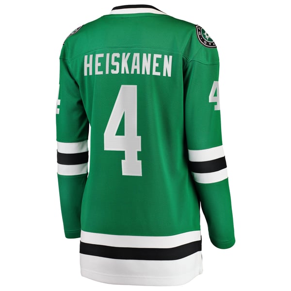 Women's Dallas Stars Miro Heiskanen Fanatics Kelly Green Home Breakaway Player Jersey - Image 4