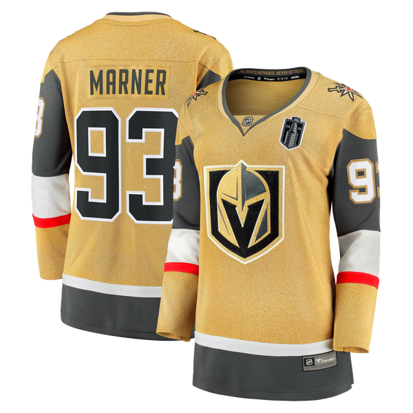 Women's Vegas Golden Knights Mitch Marner Fanatics Gold 2026 Stanley Cup Final Breakaway Jersey - Image 1