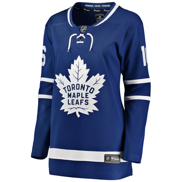 Women's Toronto Maple Leafs Mitchell Marner Fanatics Blue Breakaway Player Jersey - Image 3