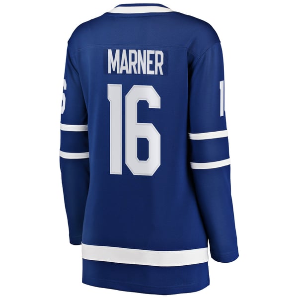 Women's Toronto Maple Leafs Mitchell Marner Fanatics Blue Breakaway Player Jersey - Image 4