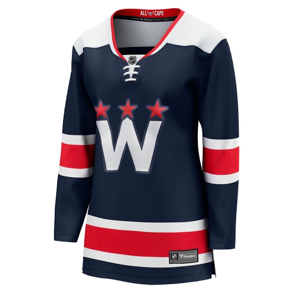 Women's Washington Capitals Fanatics Navy Alternate  Breakaway Jersey - Image 3