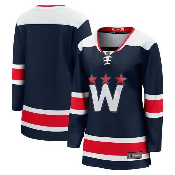Women's Washington Capitals Fanatics Navy Alternate  Breakaway Jersey - Image 1