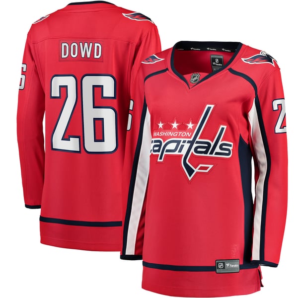 Women's Washington Capitals Nic Dowd Fanatics Red Home Breakaway Player Jersey - Image 2