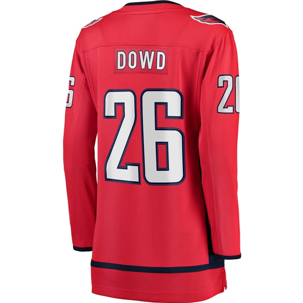 Women's Washington Capitals Nic Dowd Fanatics Red Home Breakaway Player Jersey - Image 4