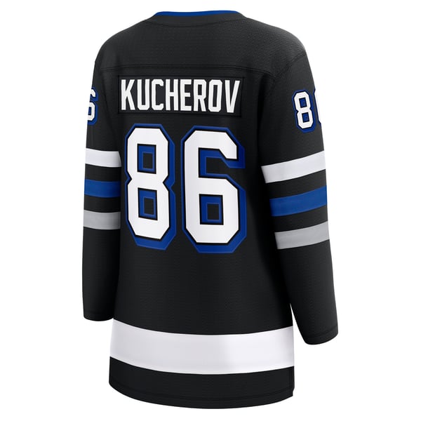 Women's Tampa Bay Lightning Nikita Kucherov Fanatics Black  Breakaway Jersey - Image 4