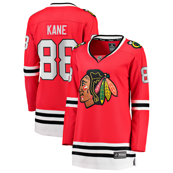 Women's Chicago Blackhawks Patrick Kane Fanatics Red Home Breakaway Jersey - Image 1
