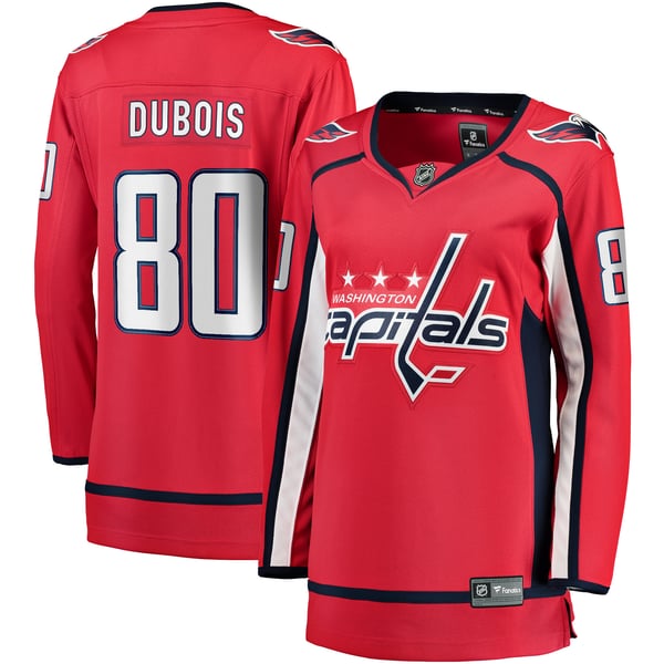 Women's Washington Capitals Pierre-Luc Dubois Fanatics Red Home Premier Breakaway Player Jersey - Image 2