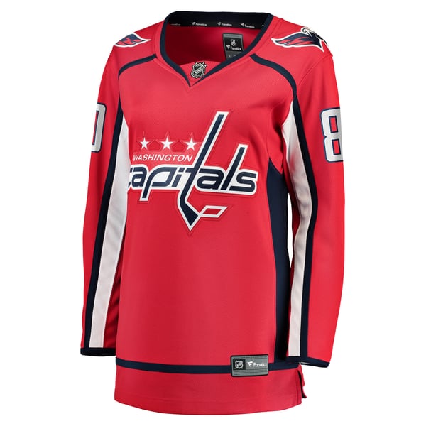 Women's Washington Capitals Pierre-Luc Dubois Fanatics Red Home Premier Breakaway Player Jersey - Image 3