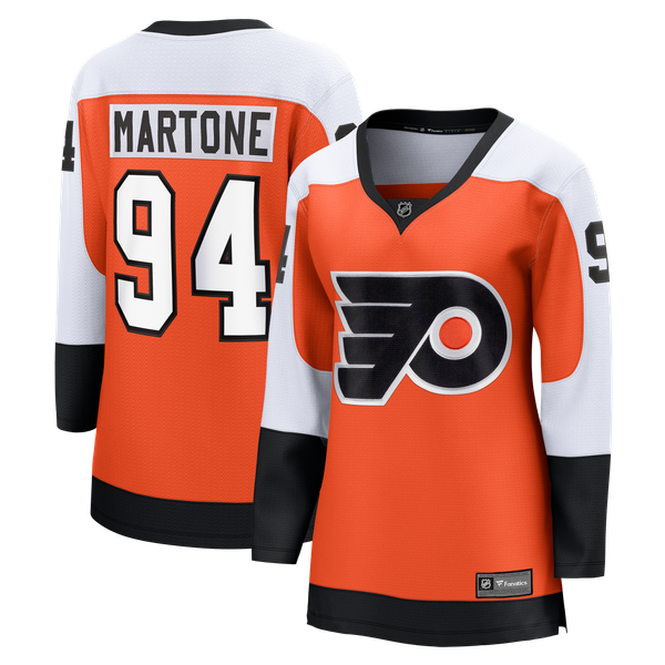 Women's Philadelphia Flyers Porter Martone Fanatics Orange Breakaway Jersey - Image 1
