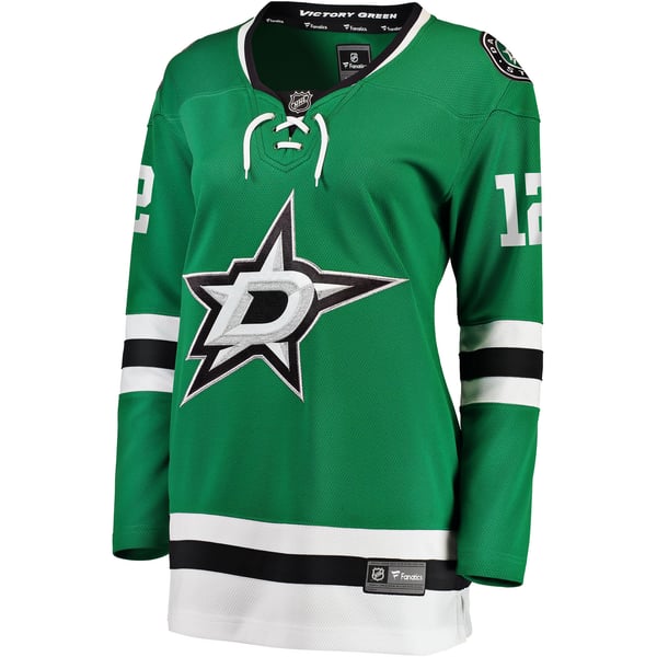 Women's Dallas Stars Radek Faksa Fanatics Kelly Green Home Breakaway Jersey - Image 3