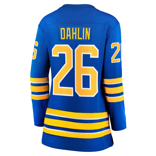 Women's Buffalo Sabres Rasmus Dahlin Fanatics Royal Home Breakaway Jersey - Image 4