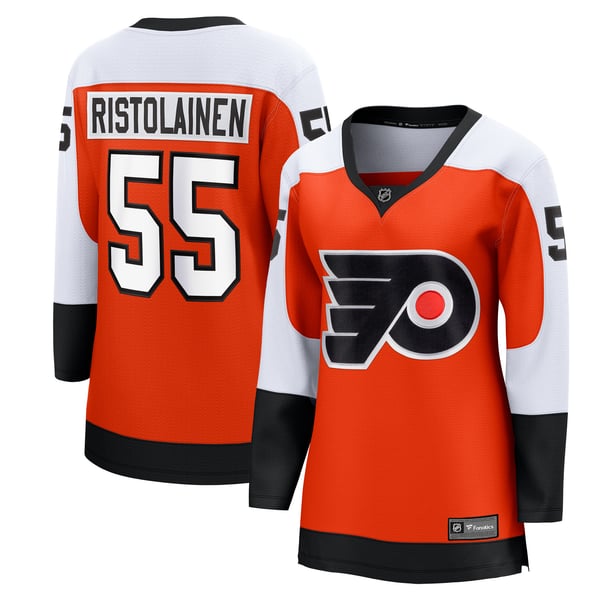 Women's Philadelphia Flyers Rasmus Ristolainen Fanatics Orange Home Breakaway Player Jersey - Image 1