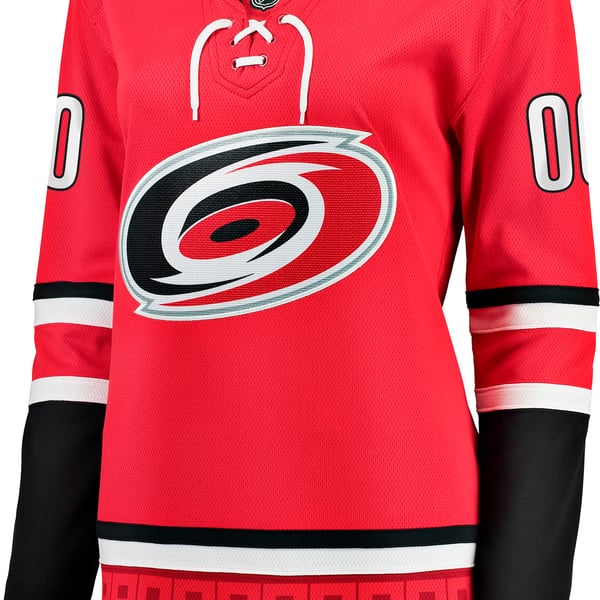 Women's Carolina Hurricanes Fanatics Red Alternate Breakaway Custom Jersey - Image 3