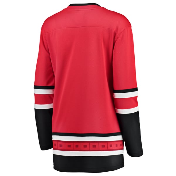 Women's Carolina Hurricanes Fanatics Red Alternate Breakaway Jersey - Image 4