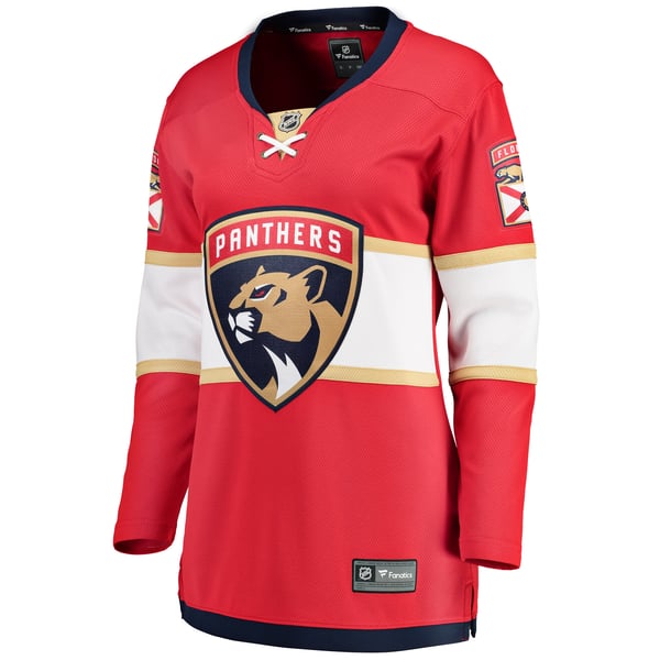 Women's Florida Panthers Fanatics Red Home Breakaway Jersey - Image 3